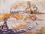 Paul Signac Trestle oil painting on canvas